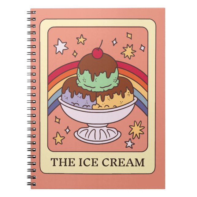 Journal de carte de tarot de glace (Devant)