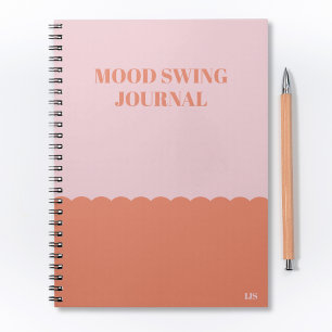 Journal de changement d'humeur drôle rose orange m