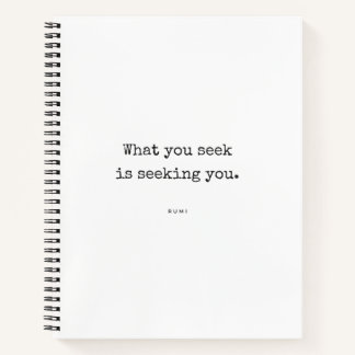 Journal de citations de Rumi - Ce que vous cherche
