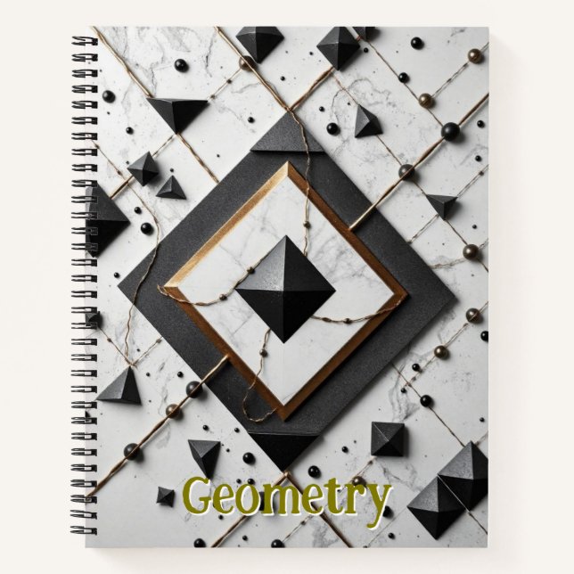 Journal de conception géométrique / carnet (Devant)