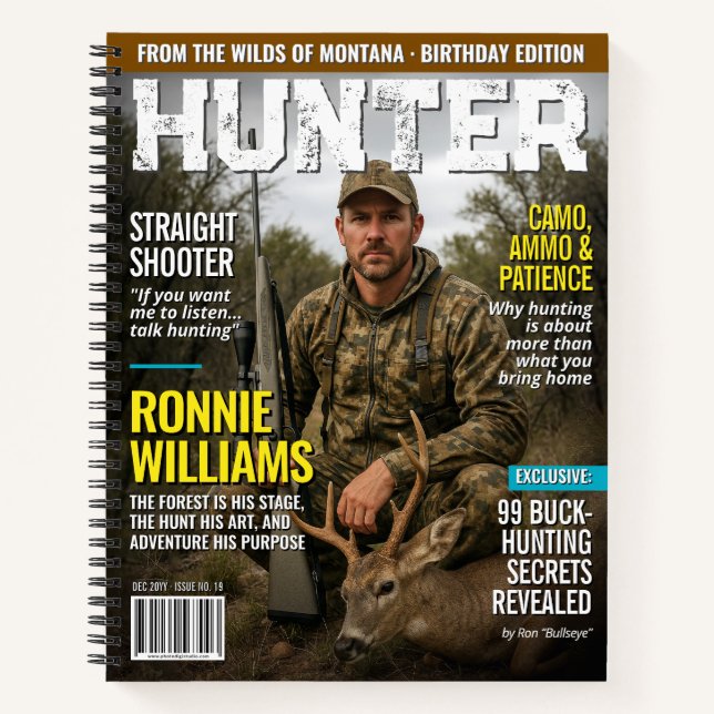 Journal de couverture de magazine HUNTER personnal (Devant)