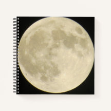 Journal de couverture rigide Pleine lune