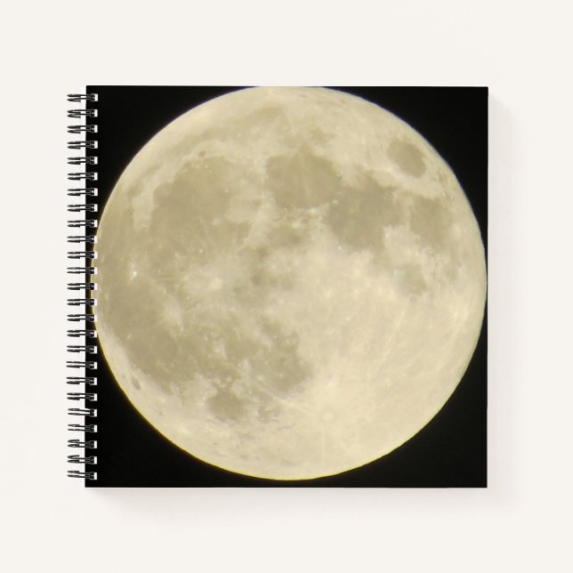 Journal de couverture rigide Pleine lune (Devant)