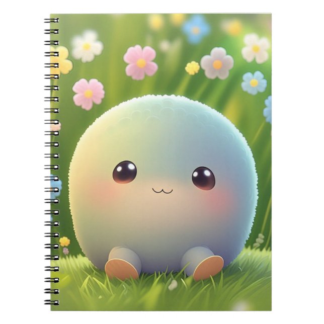 Journal de créature Fluffy Cute - Carnet tactile d (Devant)