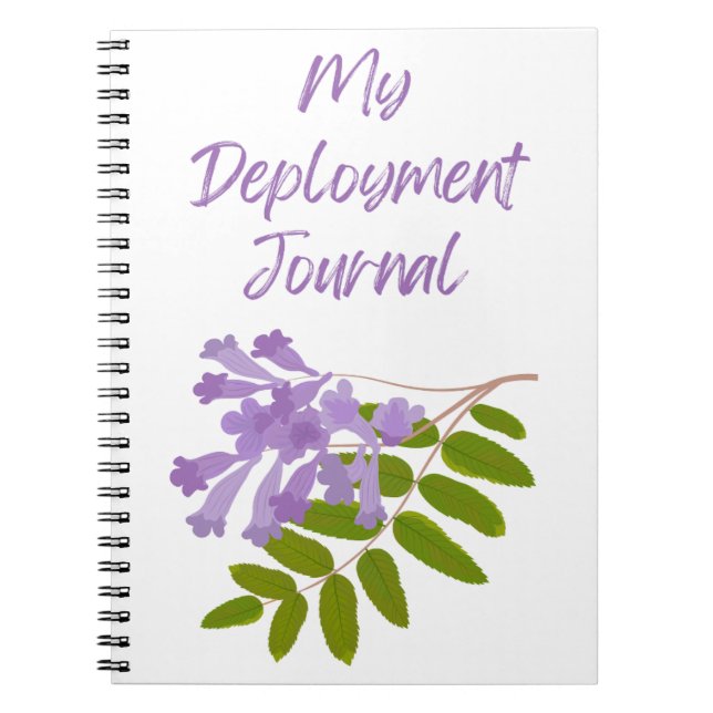 Journal de déploiement vert et violet (Devant)