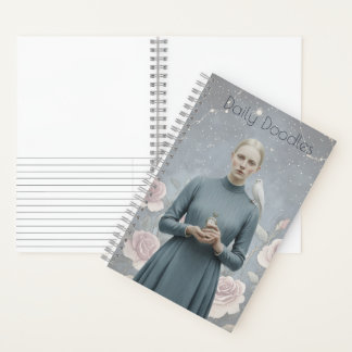 Journal de Doodle Floral Céleste Féminin Surréalis