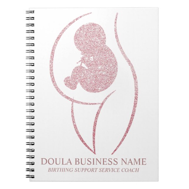 Journal de Doula et Coach de Naissance Paillettes  (Devant)