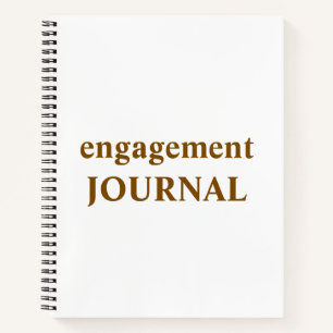 Journal de fiançailles et livre de souvenirs Jou