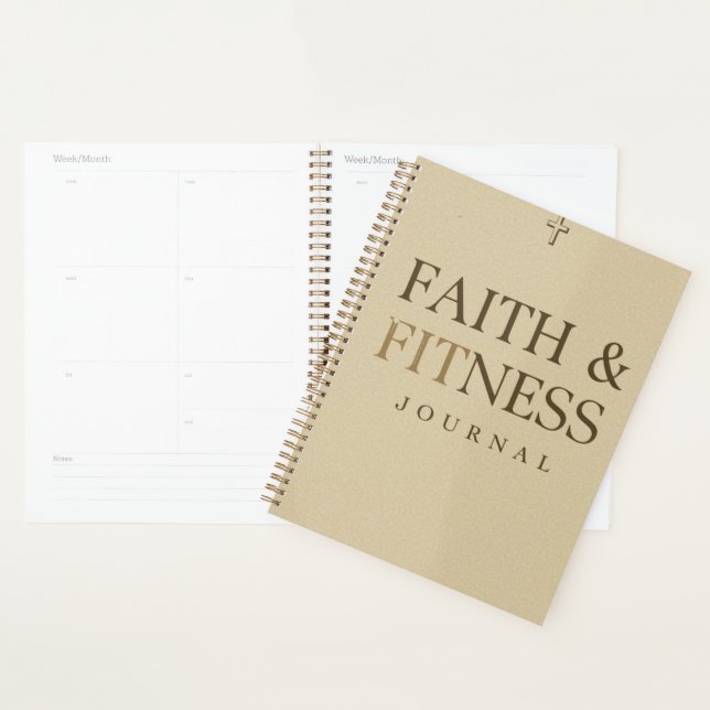 Journal de foi et de forme physique - Plan d'entra (Devant avec enveloppe)
