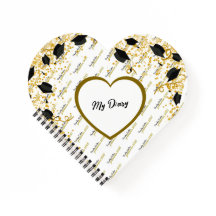 Journal de graduation personnalisé Black & Gold