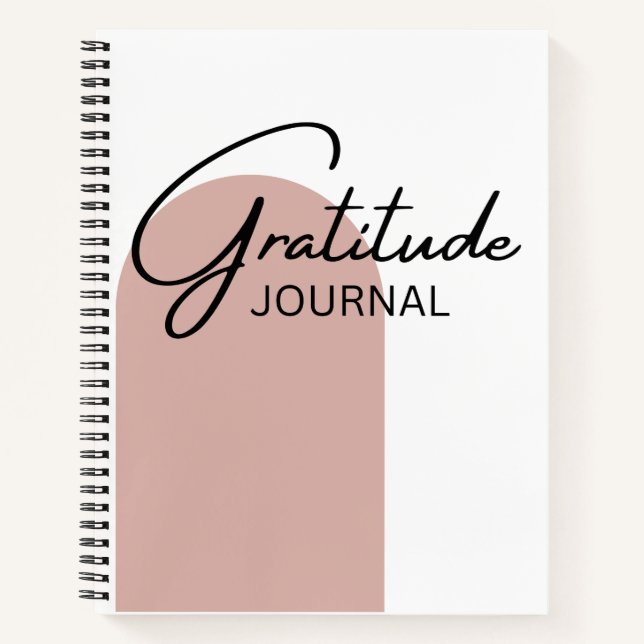 Journal de Gratitude Cahier d'Art Abstrait Boho (Devant)