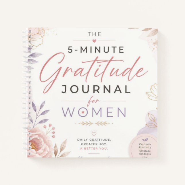 Journal de gratitude de 5 minutes (Devant)