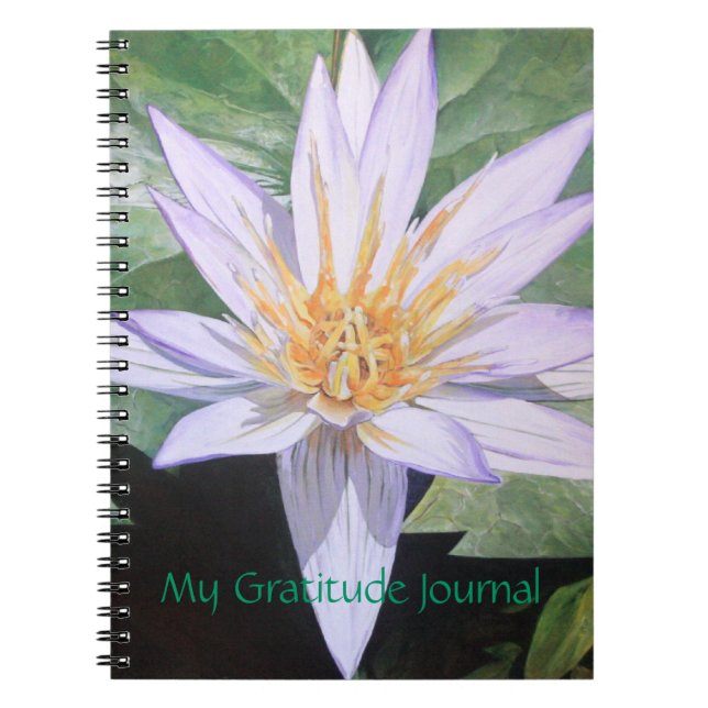 Journal de gratitude de beaux-arts de nénuphar (Devant)