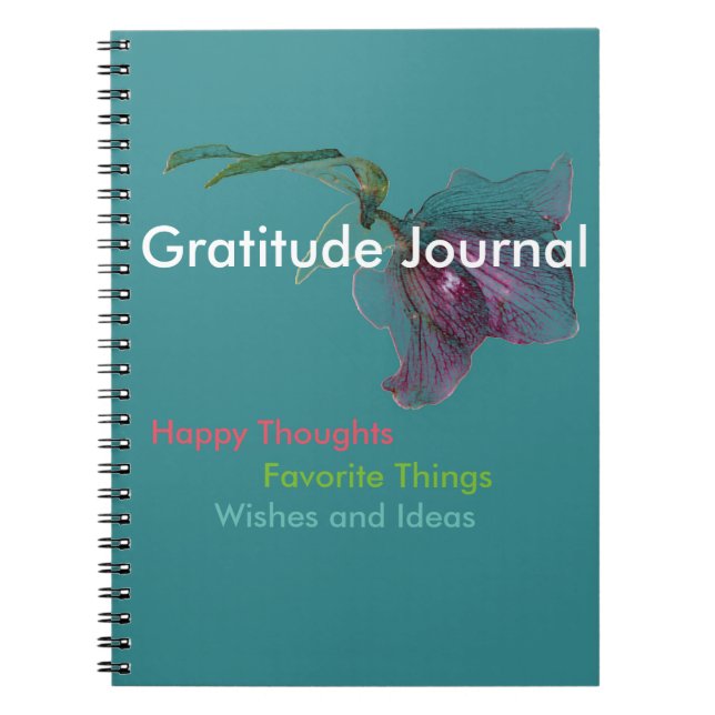 Journal de gratitude de carnet (Devant)