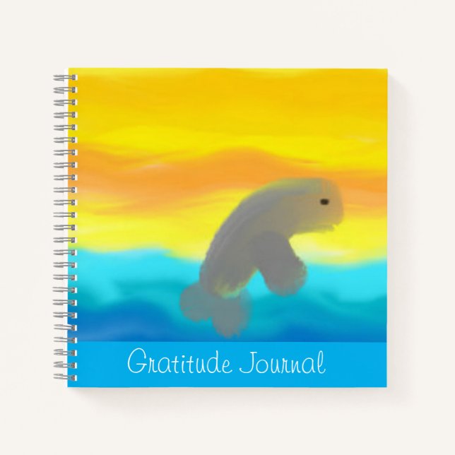 Journal De Gratitude Du Dauphin En Vol (Devant)