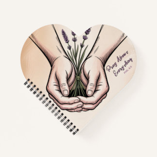 Journal de gratitude et de prière - Mains et lavan