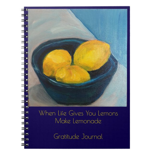 Journal de gratitude "Faire de la limonade"  (Devant)
