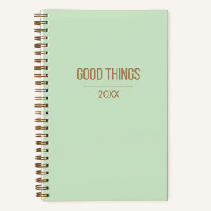 Journal de Gratitude "Good Things" Année personn