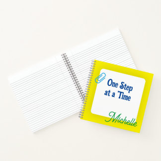 Journal de Gratitude Jaune customisé
