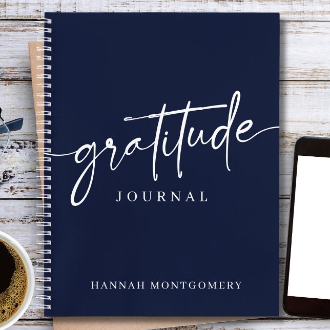 Journal de Gratitude Moderne Écriture Calligraphiq (Créateur téléchargé)
