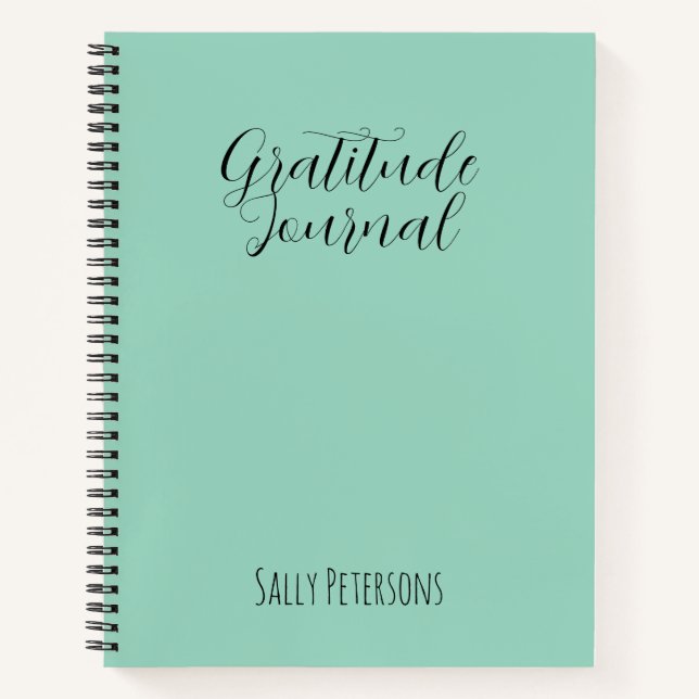 Journal de gratitude personnalisé | Nom personnali (Devant)