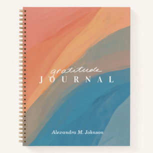 Journal de Gratitude personnalisée Art Abstrait