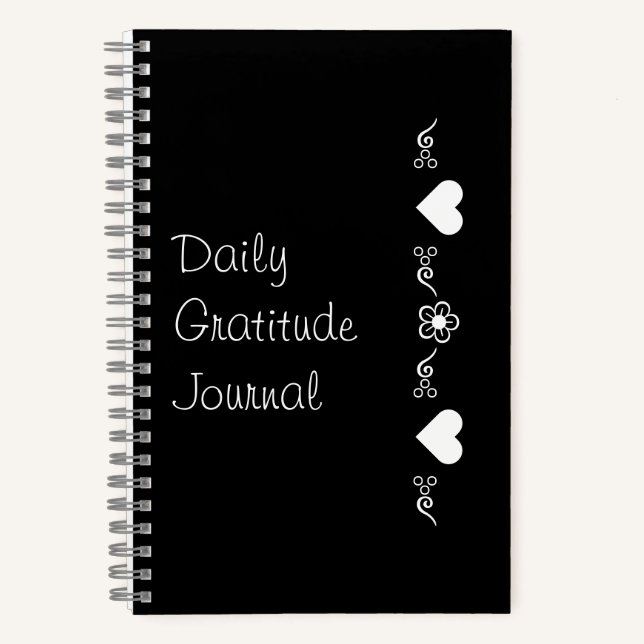 Journal de Gratitude quotidien Carnet principal (Recto)