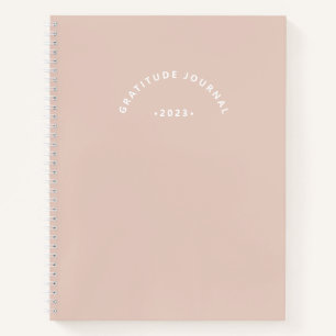 Journal De Gratitude Rose Simple