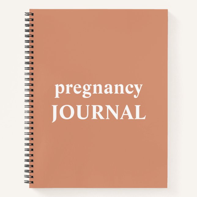 Journal de grossesse Cadeau de future maman | Gros (Devant)