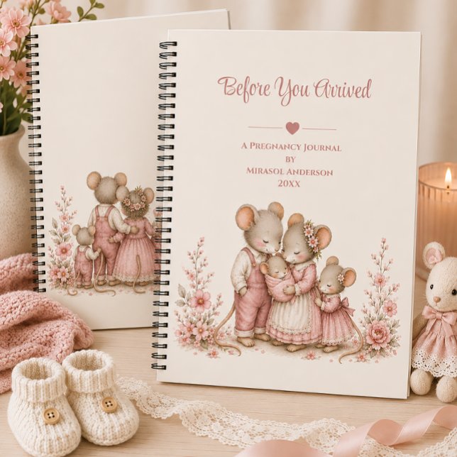 Journal de grossesse de la famille de souris rose  (Créateur téléchargé)