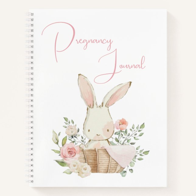 Journal de grossesse du script lapin rose (Devant)