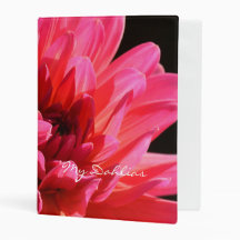 Journal de jardin de dahlia de rose du carnet de