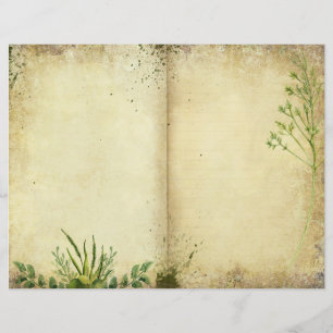 Journal de jardin Wild Herb Greenery Livre papier