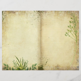 Journal de jardin Wild Herb Greenery Livre papier