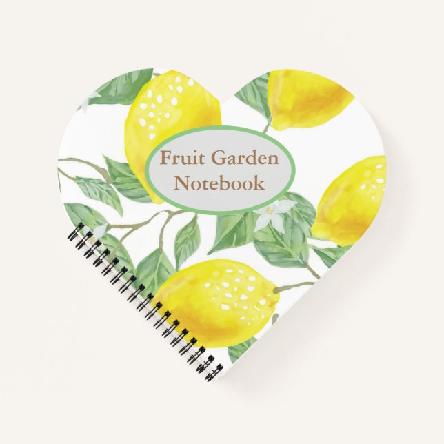 Journal de jardinage de citron (Devant)