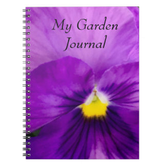 Journal de jardinage de pensée pourpre