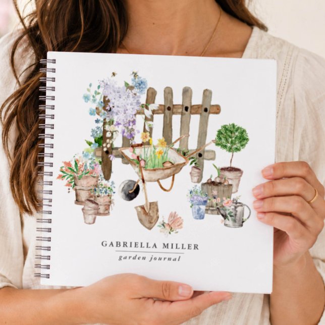 Journal de jardinage personnalisé et fantaisiste (Créateur téléchargé)