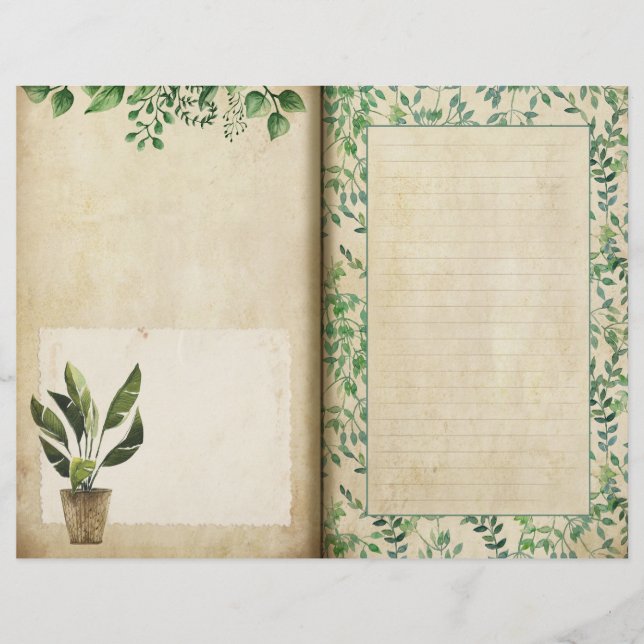 Journal de jardinier de Green Leaves (Devant)