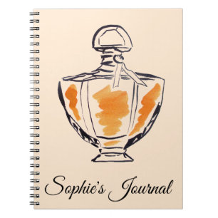 Journal de la fille de la mode de bouteille de par