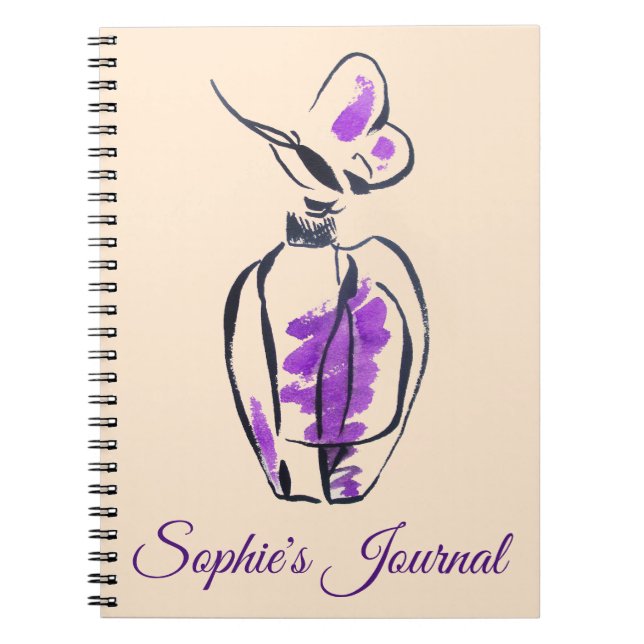 Journal de la fille de la mode de bouteille de par (Devant)