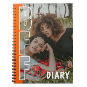 Journal de la meilleure amie Photo Illusion Orange