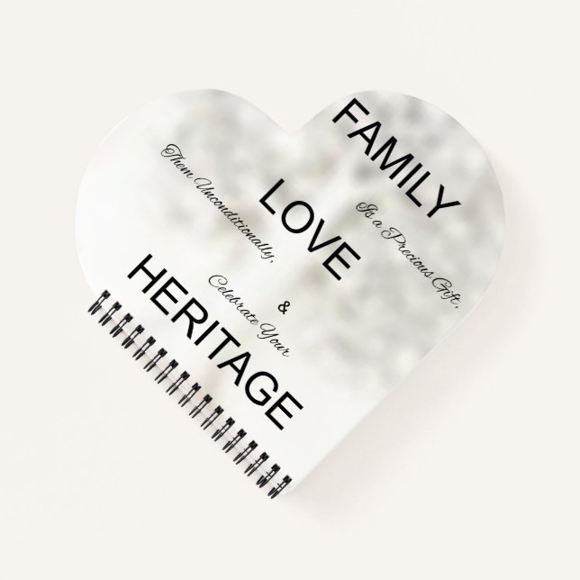 Journal de la spirale en forme de coeur (Devant)