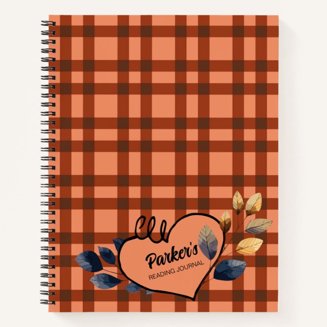 Journal de lecture cardiaque personnalisé (Devant)