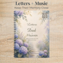 Journal de lettres à Papa avec code QR personnalis