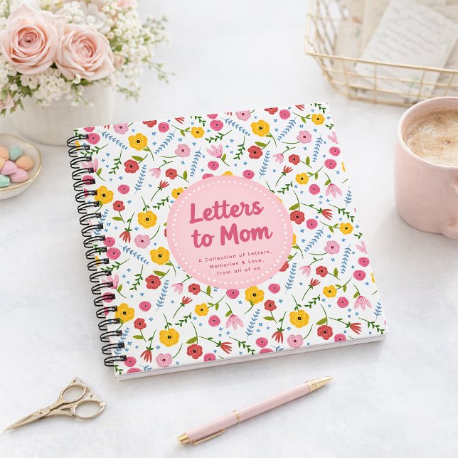 Journal de lettres personnalisées pour maman (Letters to Mom (keepsake mother's day gift))