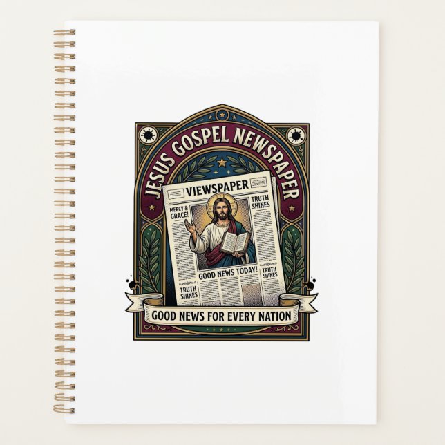 Journal de l'Évangile de Jésus Journal chrétien F (Devant)