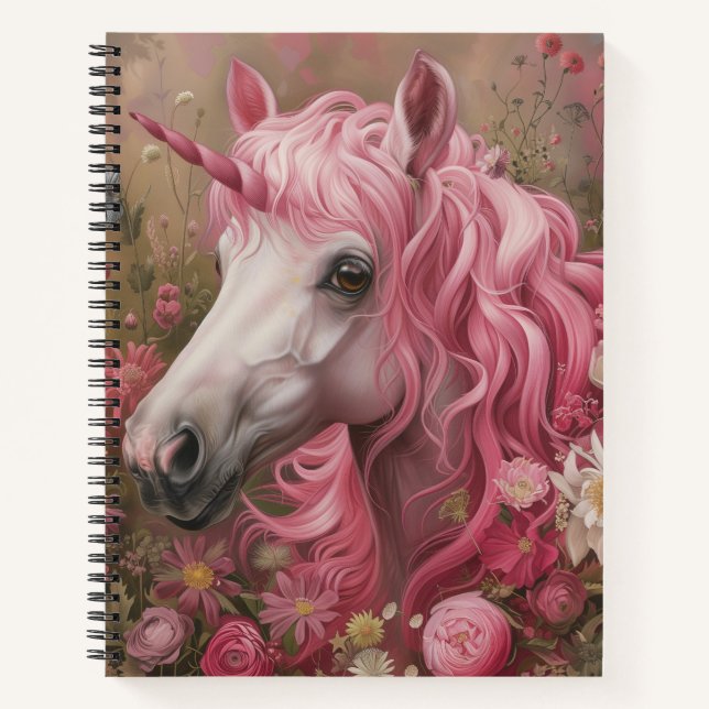 Journal de licorne rose (Devant)