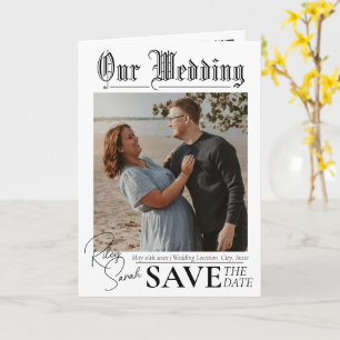 Journal de mariage édition   carte pliée