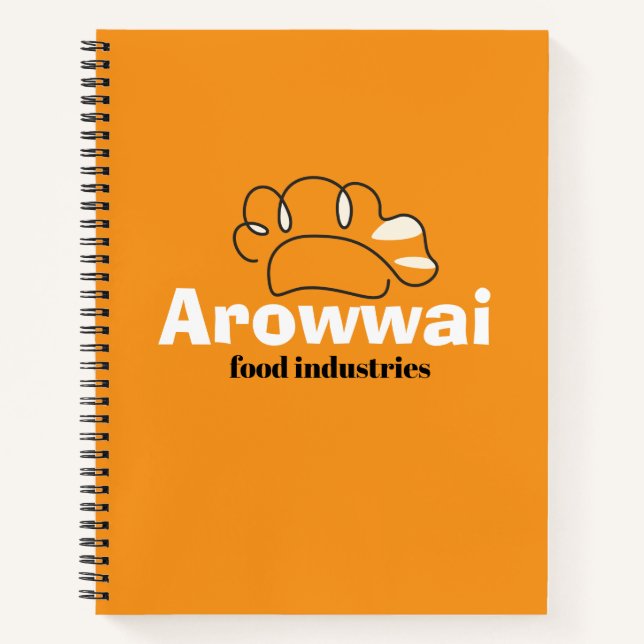 Journal de marque moderne pour entreprise alimenta (Devant)