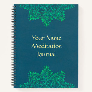 Journal de méditation de mandala personnalisé